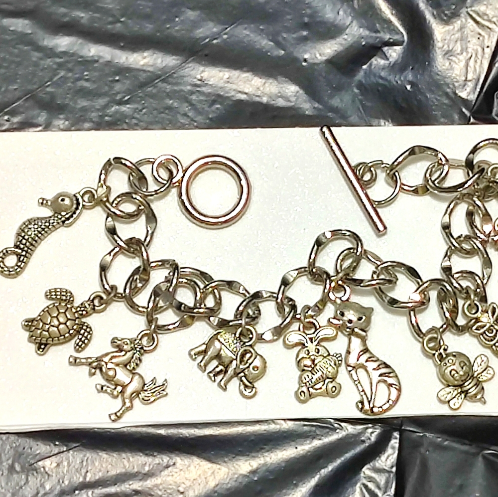 Adorable creatures charm bracelet